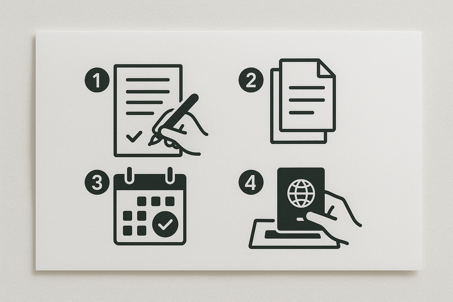 Instructions claires pour le dépôt