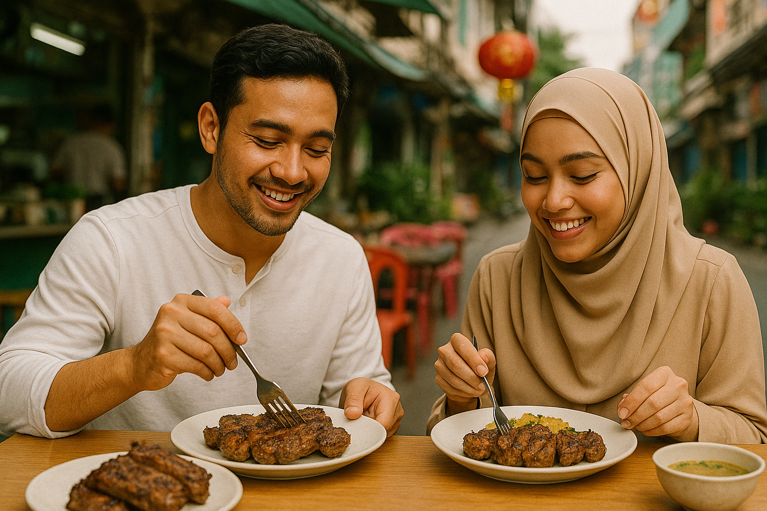 Manger halal en thailande