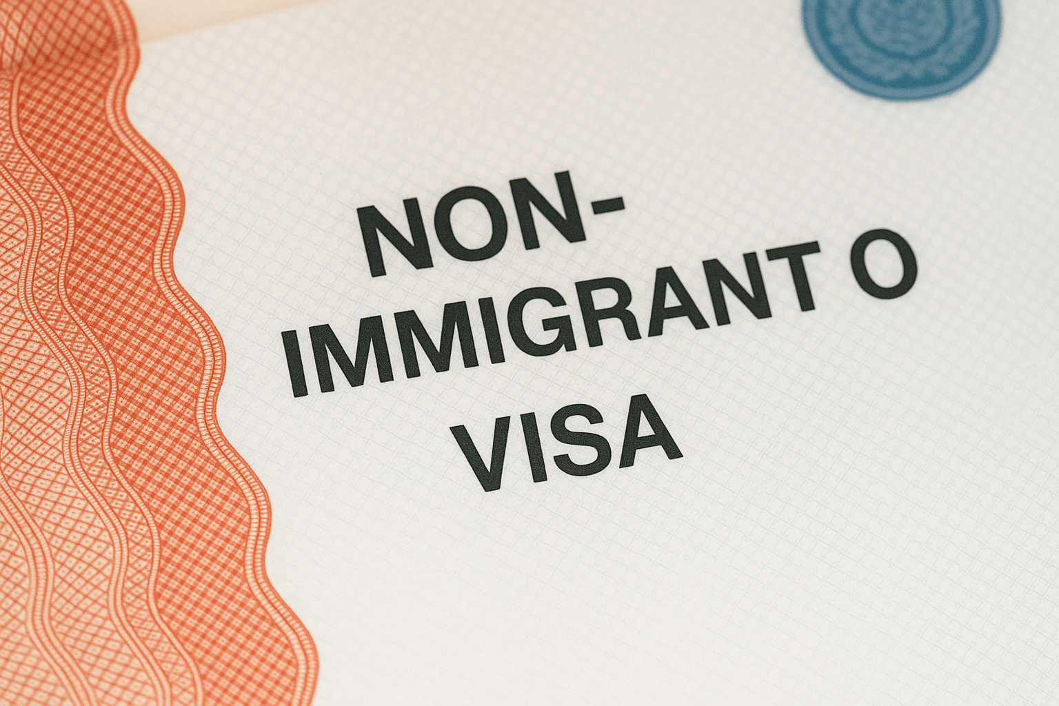 Non immigrant O visa