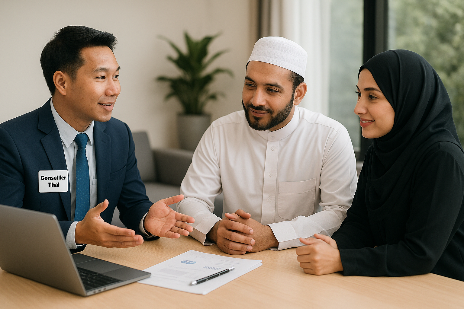 accompagnement famille musulmane thailande