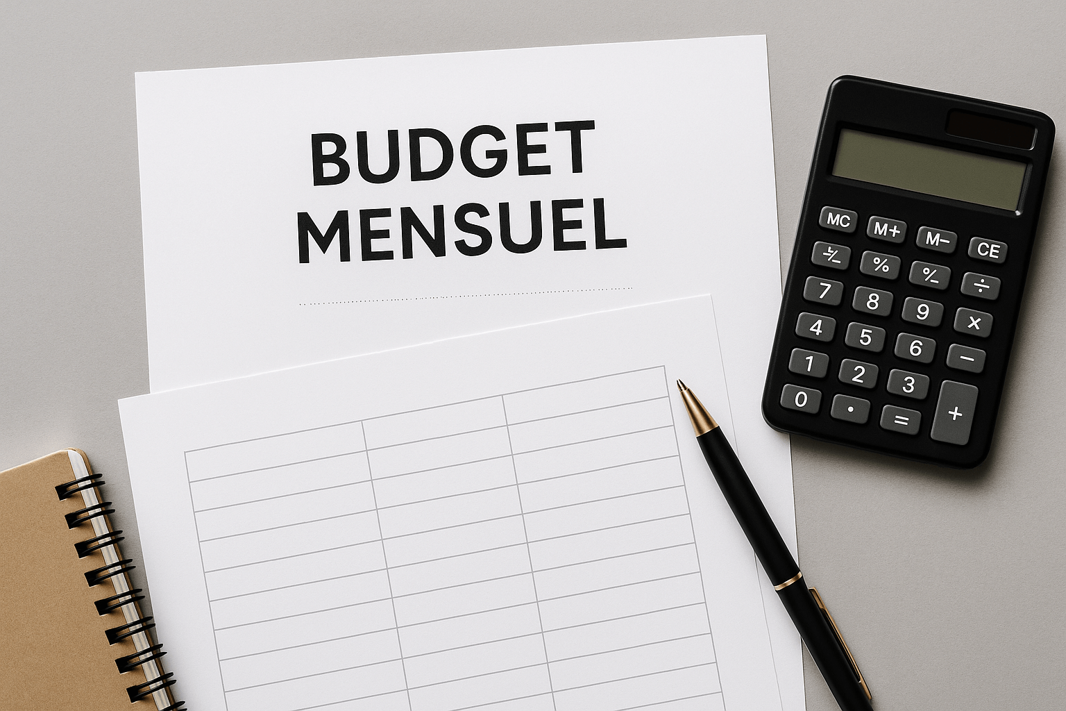 budget mensuel