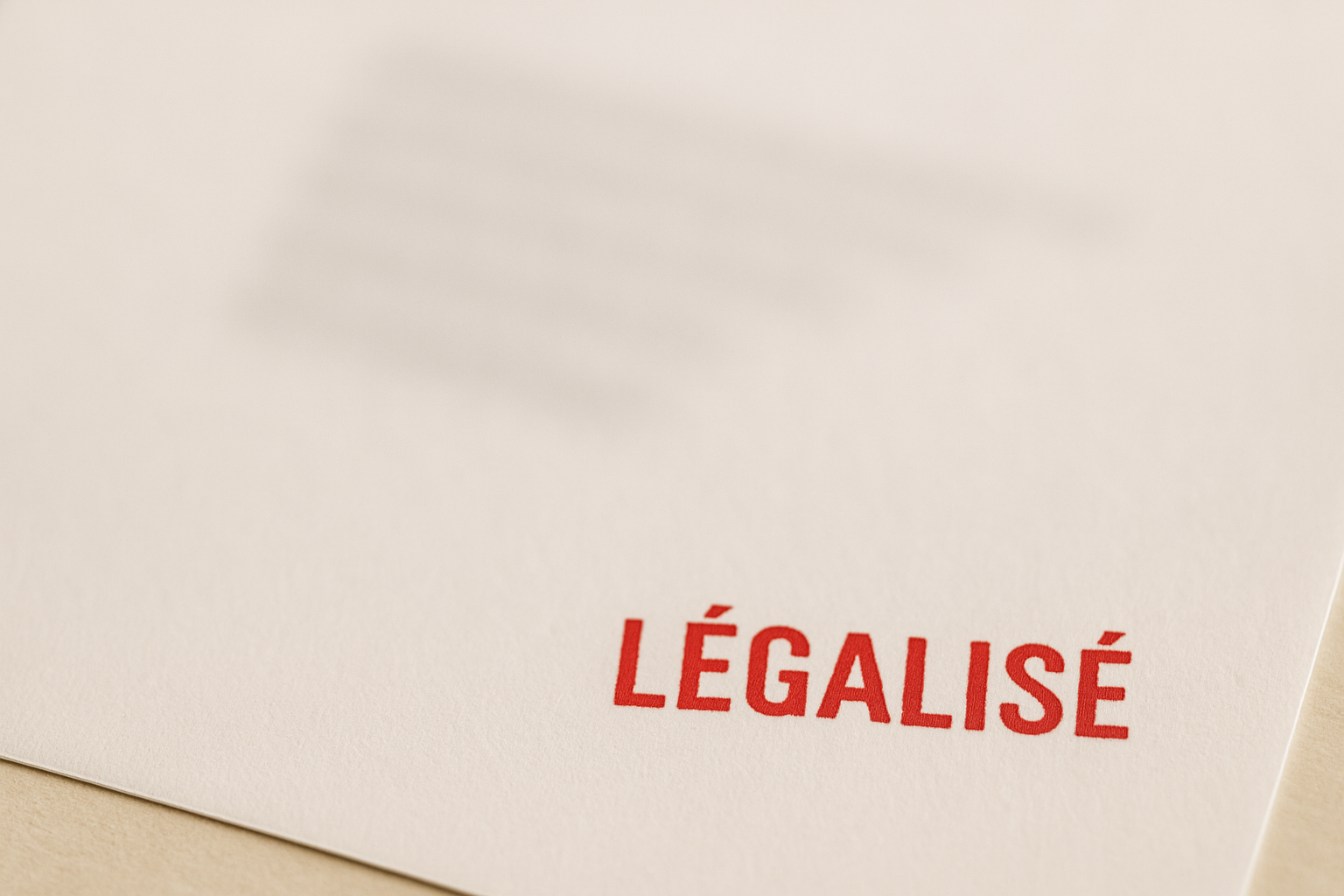 légalisation