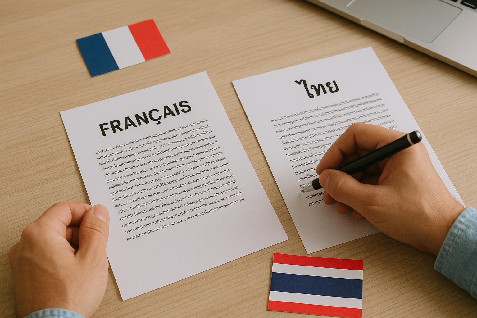 traduction des documents